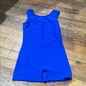 Vibrant Blue Sleeveless Romper